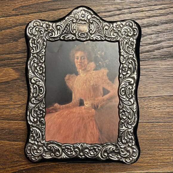Silver Leaf Picture Frame with Gustav Klimt Print - Picture 11 of 16